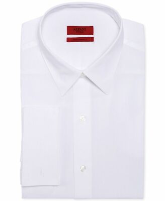 $65 Alfani Men Fitted Stretch White 