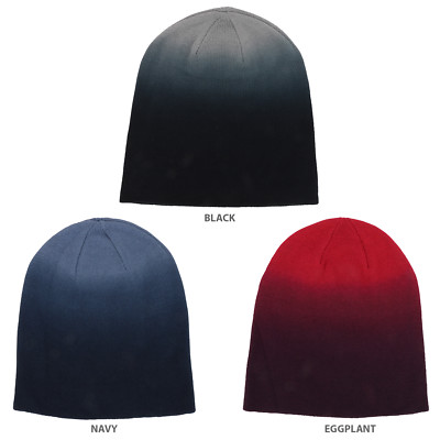 Two Tone Stylish Lightweight Knit Long Slouch Beanie - FREE SHIPPING