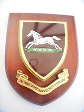 Prince of Wales Yorkshire POW Military Wall Plaque UK Hand Made for MOD