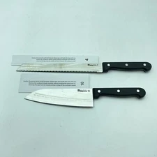 Ronco Showtime Six Star Knives Bread Knife & Cheese Knife #4 & #10