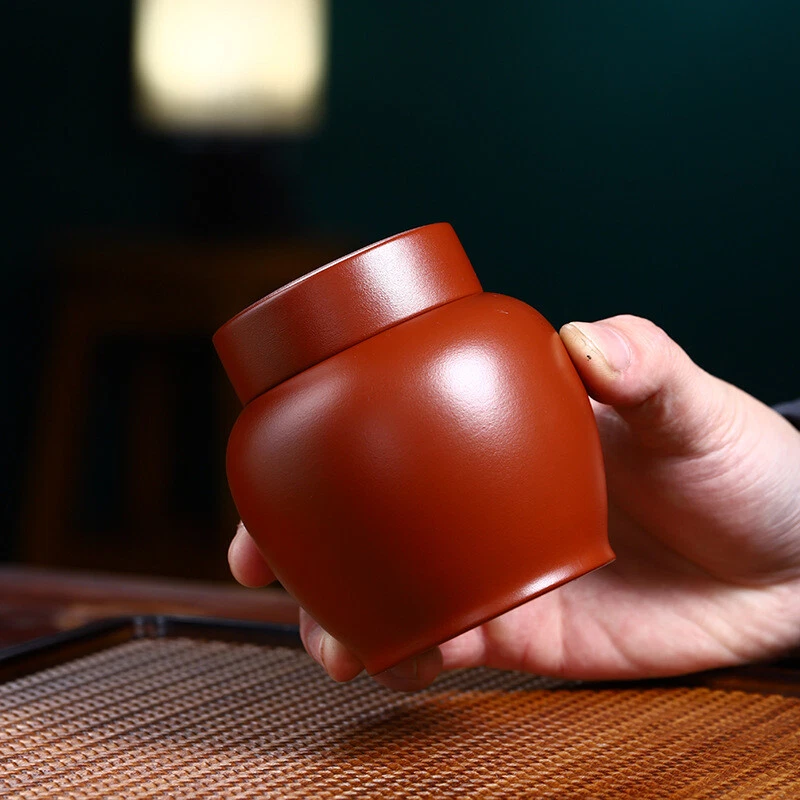 Real Yixing Zisha Zhu Clay Tea Canister Small Size For Loose Tea Jar With Lid
Opens in a new window