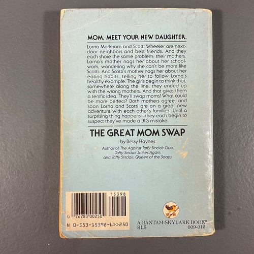 The Great Mom Swap by Betsy Haynes Paperback Bantam Skylark Book Publishers - Picture 5 of 24