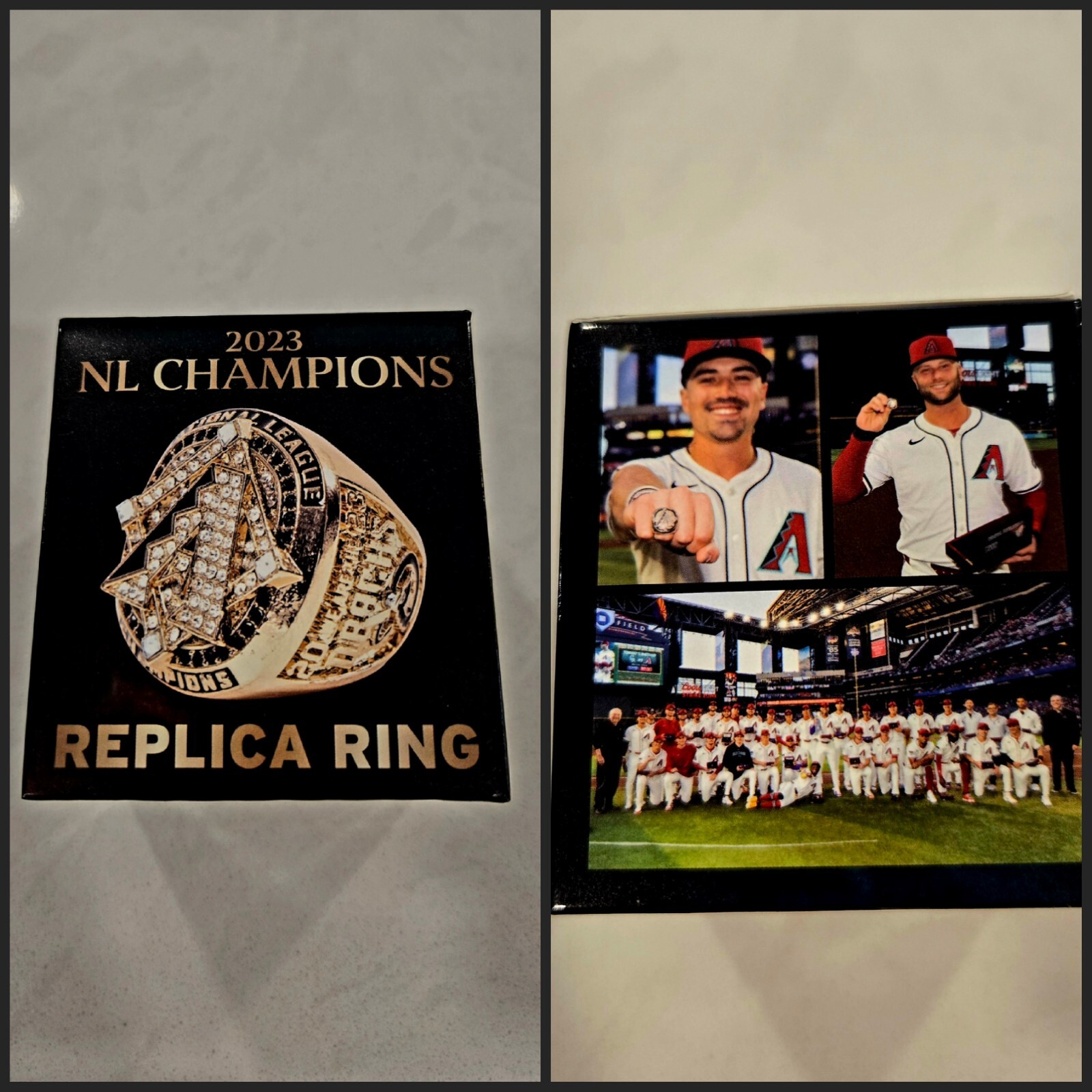 AZ Arizona Diamondbacks 2023 NL Championship Replica Ring SGA Dbacks Unopened