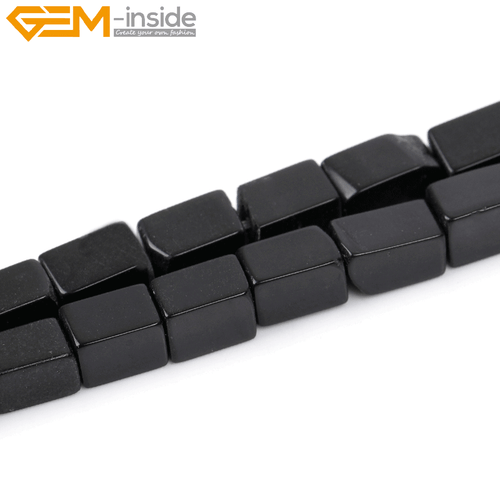 Natural Gemstone Jade Tiger Eye Cuboid Loose Beads For Jewelry Making 15” UK - Picture 54 of 56