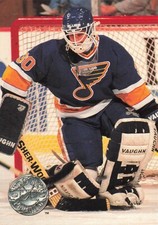 1991 Pro Set Platinum #112 Vincent Riendeau St. Louis Blues