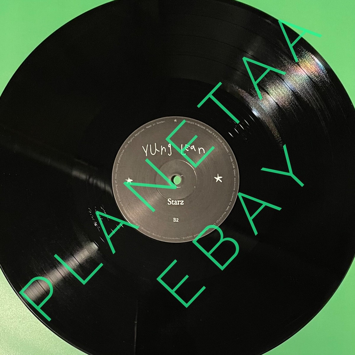 Yung Lean Starz グリーンレコード 2LP YUNG LEAN 'STARZ' – BIG LOVE RECORDS