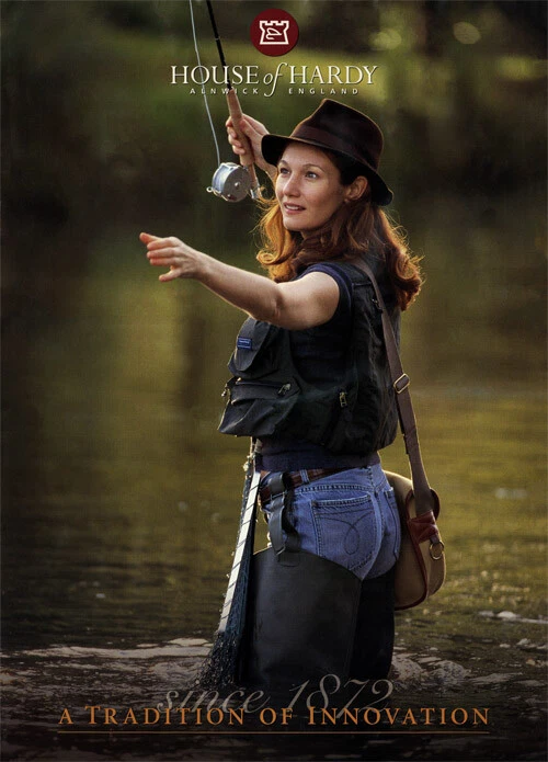 House of Hardy Alnwick Queen of the Water Fly Fishing Poster Catalogue Guide A3