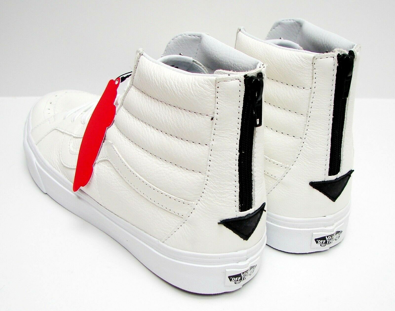 mens white vans sk8 hi
