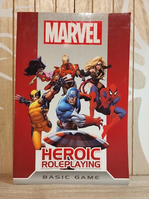 Marvel Heroic Roleplaying Basic Game Book 2012 Softcover RPG Weis Core Rules