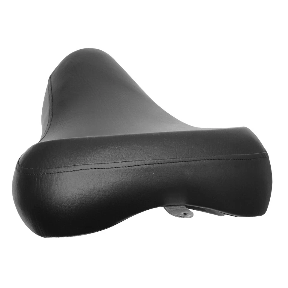 Black Front Driver Rider Solo Seat For Harley Sportster 883 1200 72 48 1983-2003 - Image 3 of 4