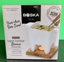 Boska Holland Tapas Fondue Cheese Set Black Summer Party Housewarming Gift