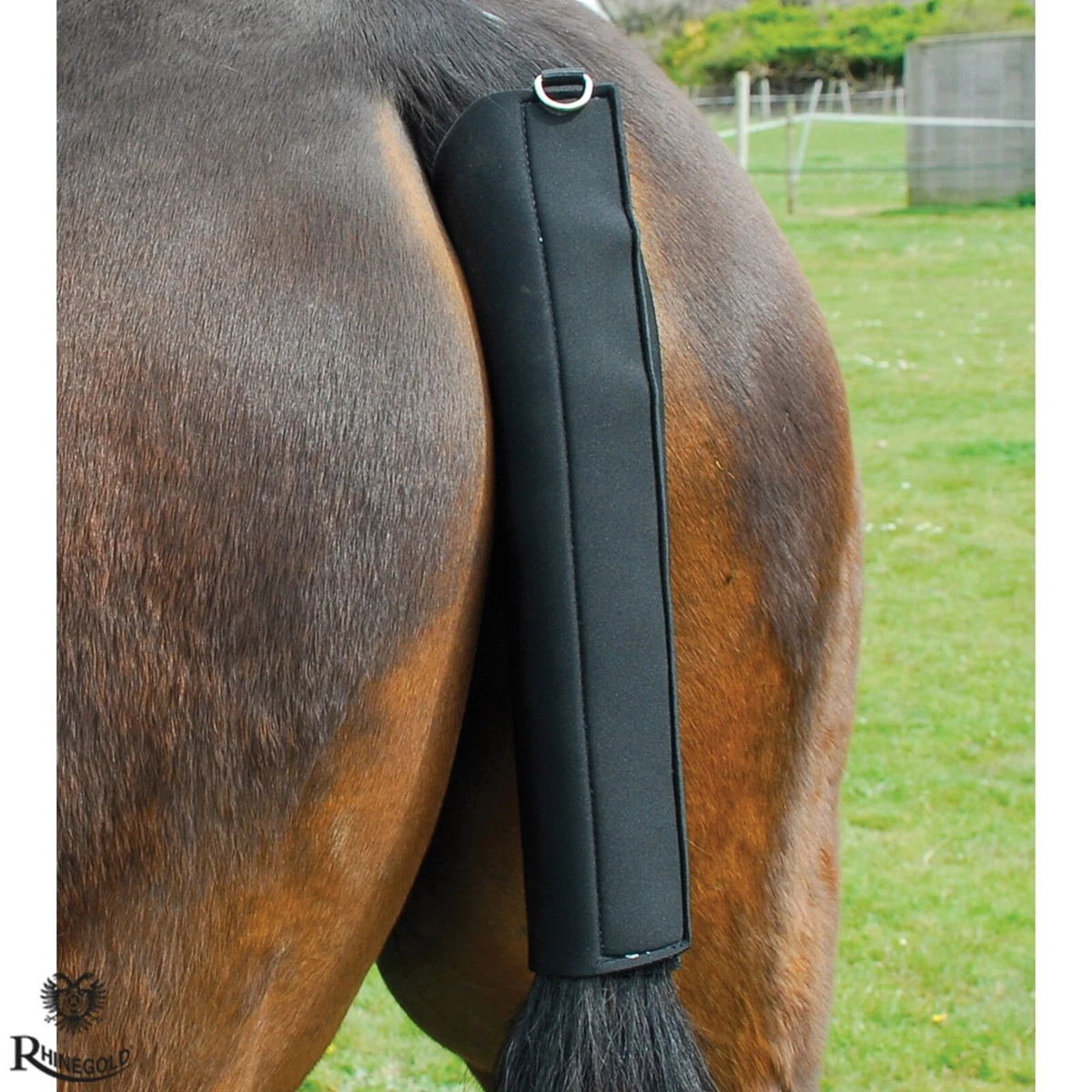 QHP Cordoncino plastificato rivestito in plastica, nero, 60 cm
