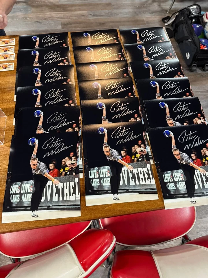 Foto autografiada de Pete Weber 8x10 inscrita quién crees que eres yo soy - JSA Foto 4 de 4