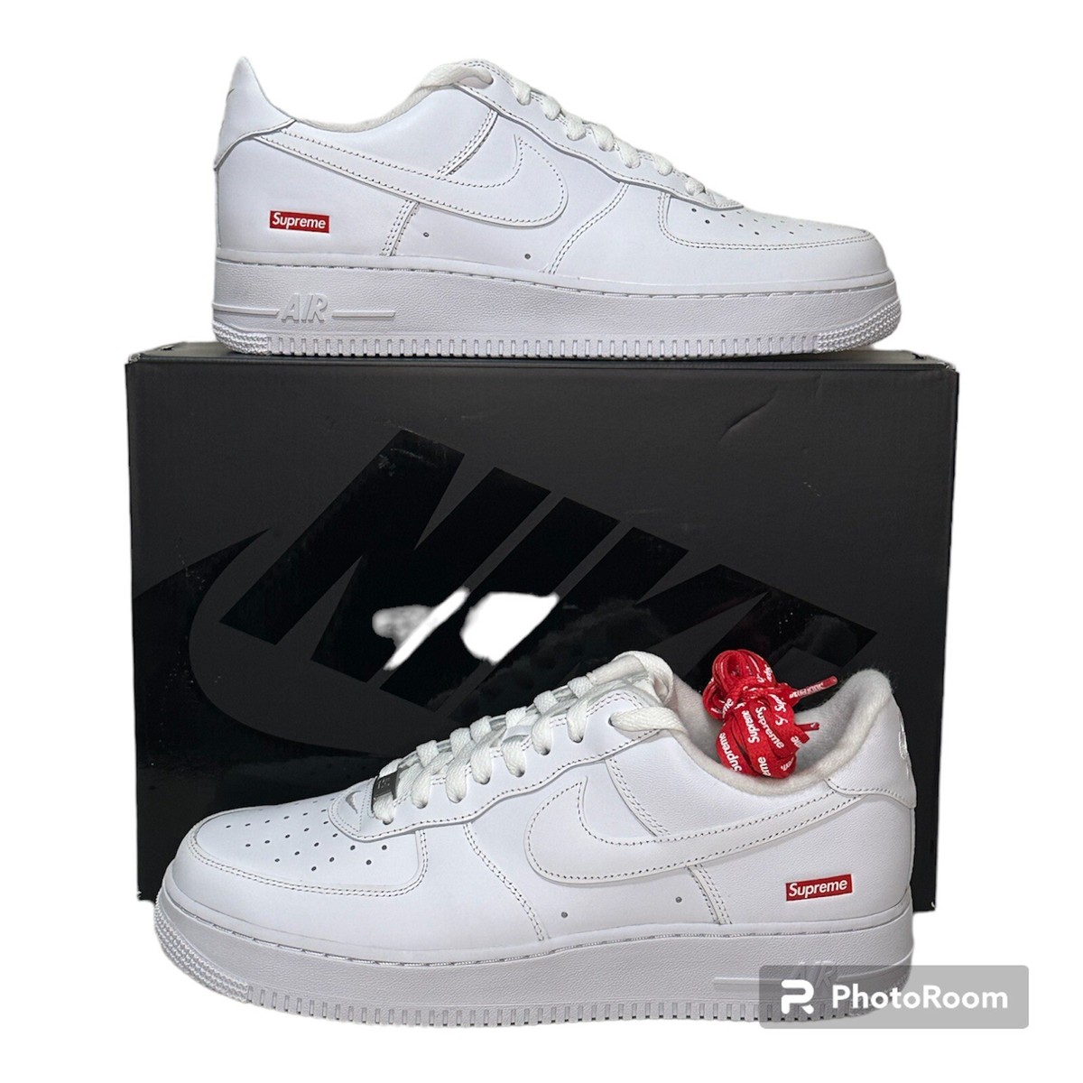Supreme Nike Air Force 1 Low SP White Size 10 CU922-001 Supreme Nike Air Force 1 Low SP White Size 10 CU922-001