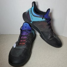 Adidas Adizero Ubersonic 4 Lightstrike Black Blue Dawn Mens 11