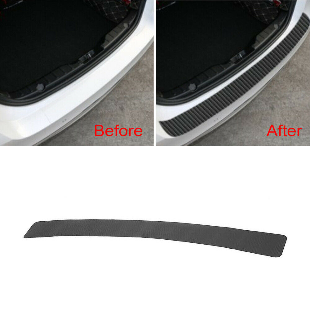 Car Rear Bumper Trunk Protector Corner Trim Sticker Carbon Fiber Accessories Car