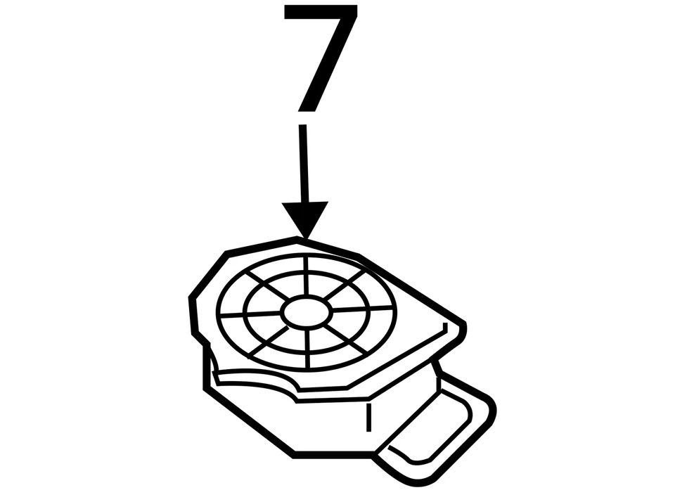 Altavoz Audi A4 2003 OEM 8E5035412  Foto 3 de 4