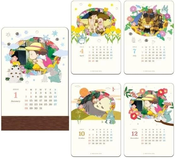 pre order Studio Ghibli work My Neighbor Totoro 2024kasanaru calendar  CL-083 | eBay