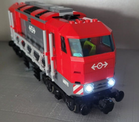 Lego City 60098 - Heavy Haul Train / Heavy Haul Train (inc BA and Light)