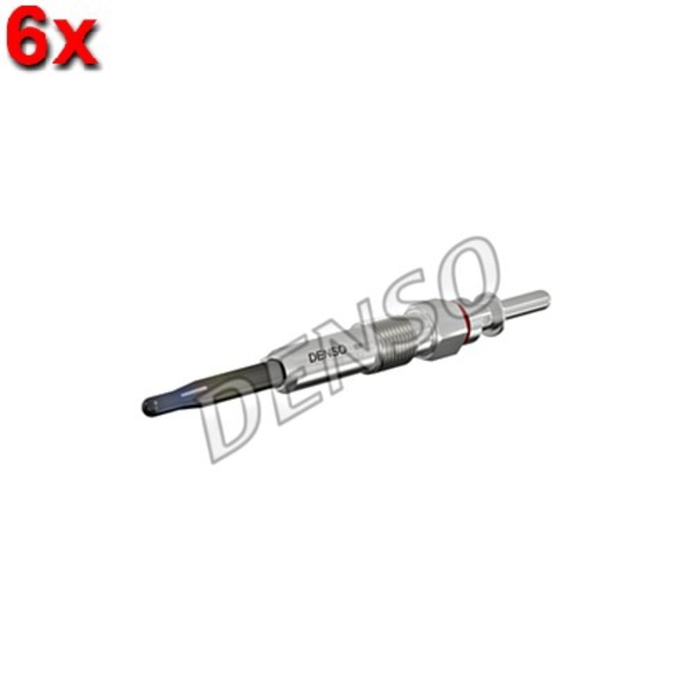 DENSO 6x Glow Plug For BMW E87 E90 E60 X3 E83 X5 E53 E70 FORD Fiesta 02-13