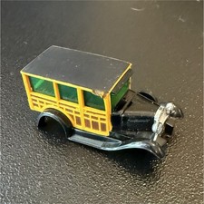 Ford Model T Woody Wagon Slot Car 164 Body Black Yellow Green