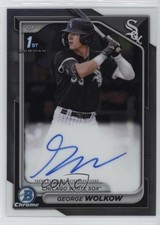 2024 Bowman Chrome Prospect Auto George Wolkow #CPA-GWO Auto 1k9t