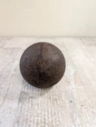 CANNON BALL 6 POUNDS 3.5 DIA. SOLID CAST IRON CIVIL WAR ERA ANTIQUE RARE HEAVY