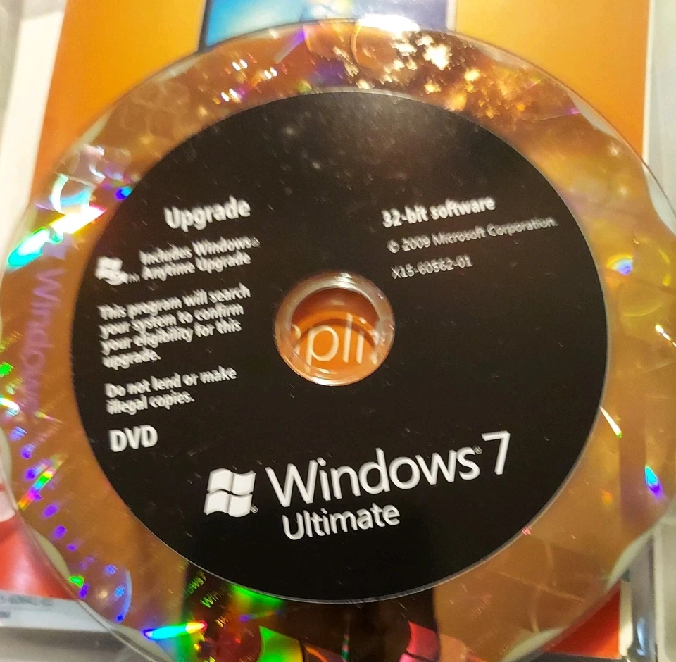 Microsoft Windows 7 Professional 64 Bit DVD with Product Key VGC - Image 2 of 4