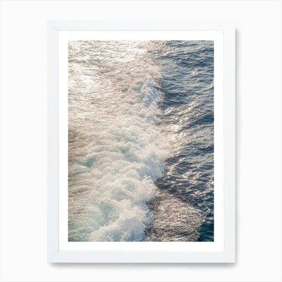 Sunset Waves Art Print Framed Wall Art Poster Canvas Print Picture