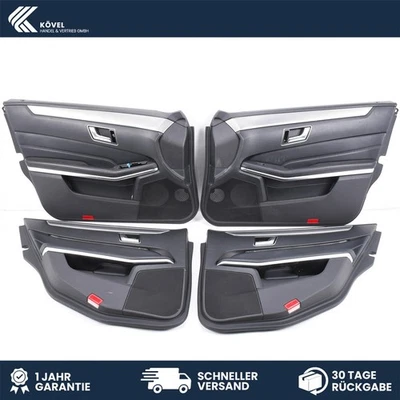 4x Türverkleidung Türpappe links rechts Leder Mercedes E-Klasse S W212 Kombi - Bild 1 von 3
