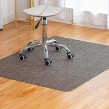Office Chair Mat for Hardwood Floor under Desk Computer Rolling Chair Mat for Wo