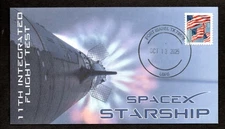 SpaceX STARSHIP - 11th Test Flight - PORT ISABEL TX - spacestamps1 cachet