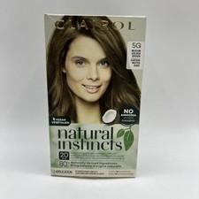 Clairol Natural Instincts Semi Permanent Hair Dye 5G Medium Golden Brown