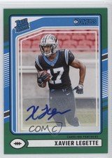 2024 Panini Donruss Rated Rookie Green Auto Xavier Legette #323 Auto