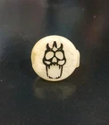 Vintage 1982 MOTU Trap Jaw Castle Grayskull Glow In The Dark Ring Part Accesory!