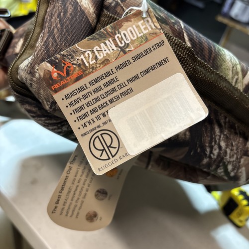 REALTREE AP Camouflage 12 Can Cooler/ Lunchbox W/Shoulder Strap & Handle NWT - Picture 8 of 13