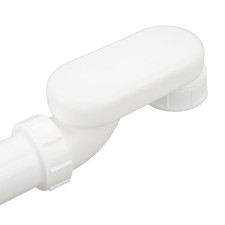 *Bathtub Shower Drain Pipe PVC 1 1/2 P Type Expandable Odor Prevention Drainage