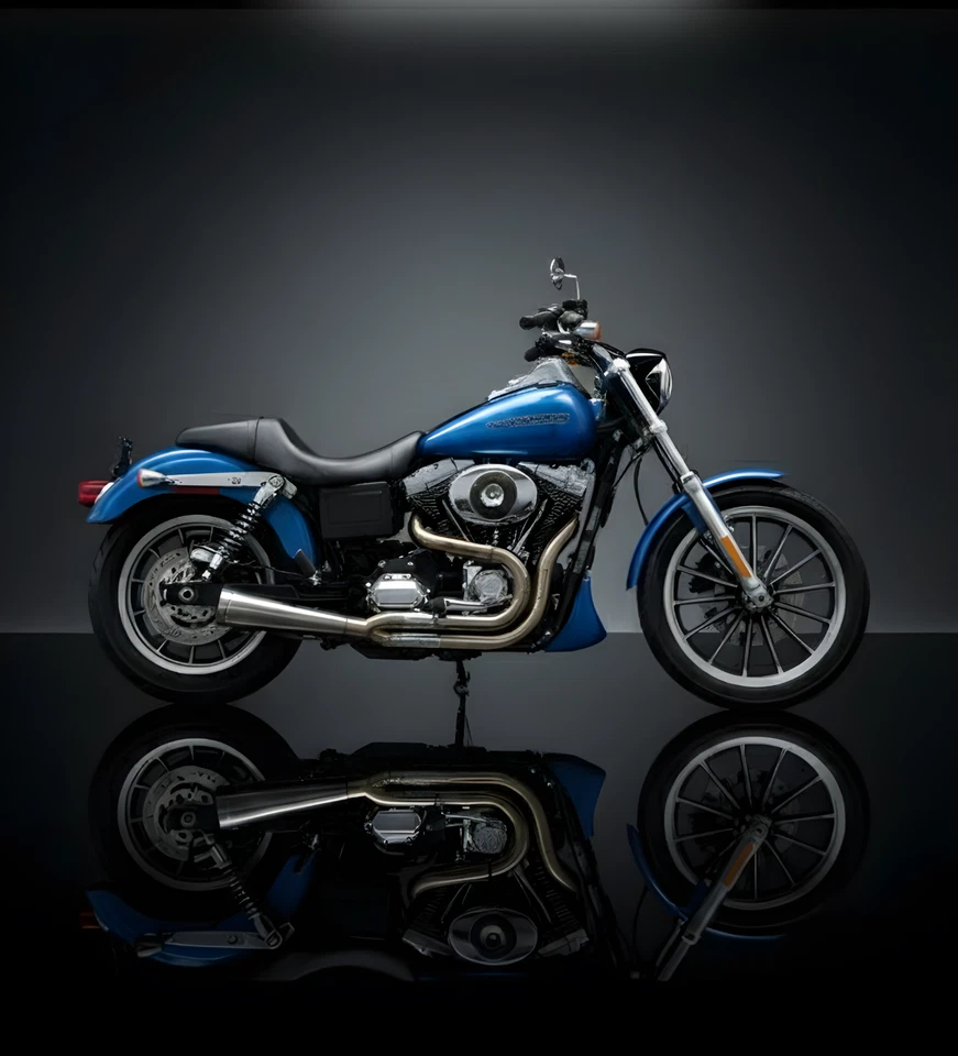 Silenciador de tubo de escape 2-1 Harley-Davidson Dyna CVO Fat Bob FXDFSE Foto 4 de 4