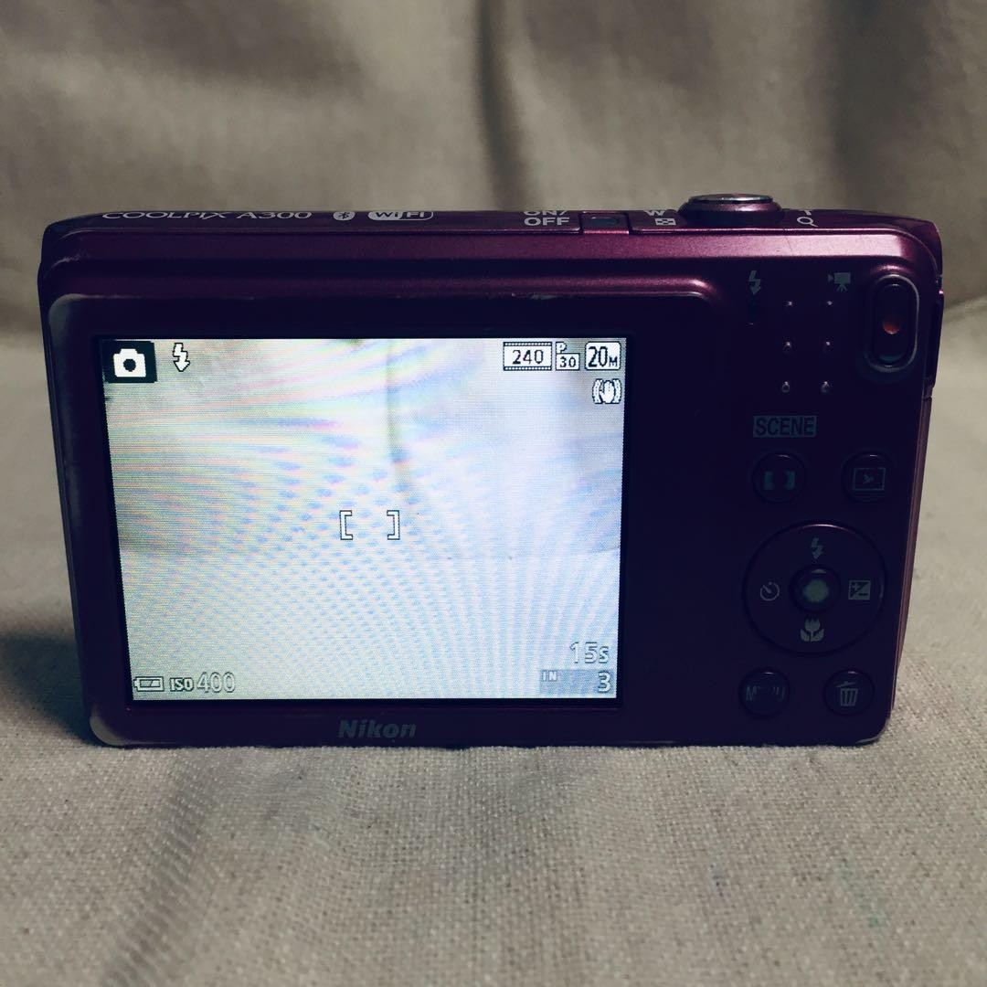 Nikon COOLPIX A300 Pink Digital Camera Used from JAPAN | eBay
