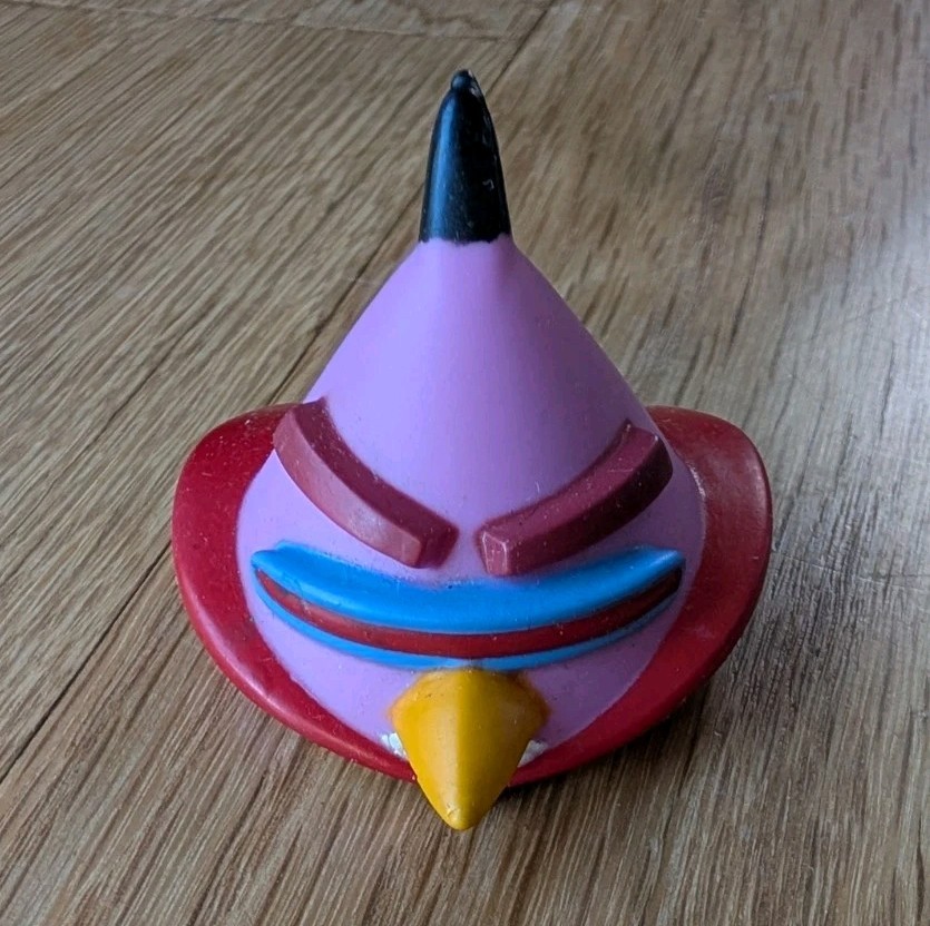 Angry Birds Space Purple Chuck Laser Bird Mattel 2013 RARE Plastic