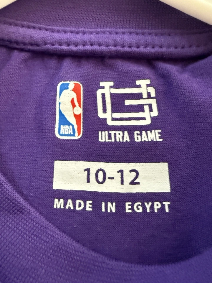 NBA Ultra Game Los Angeles Lakers 2-Pack T-Shirt Youth SZ 10-12 Black And Purple - Image 4 of 4