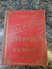 Vintage Postcard Exhibition Album of Liverpool & New-Brighton Views READ READ