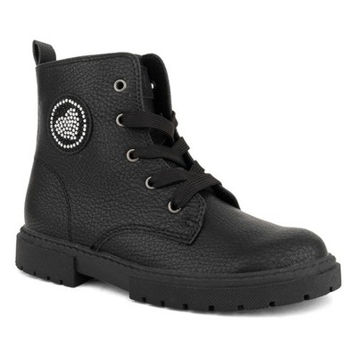 Girls Kids Booties Lace Cortina 638090-BLK