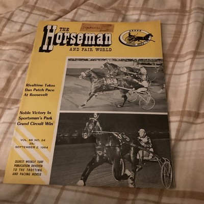 The Horseman and Fair World Sept 2, 1964 Harness Racing