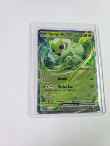 Pokemon Sprigatito ex 087 Sv: Scarlet & Violet Promo Cards Holo - Picture 2 of 4