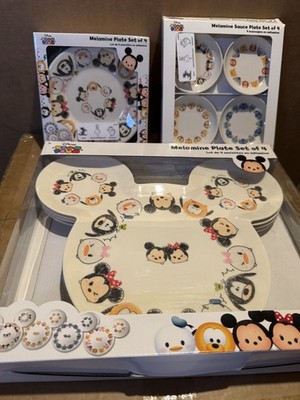 Disney Melamine Dinnerware Set of 12 ** New in Boxes