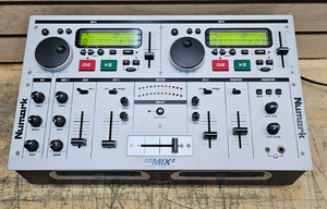 NUMARK CDMIX2 PROFESSIONAL CD MIXING CONSOLE w/ NUMARK POWER CORD