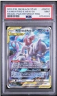 2019 POKEMON SM BLACK STAR PROMO #SM191 FULL ART/MEWTWO & MEW GX PSA 9