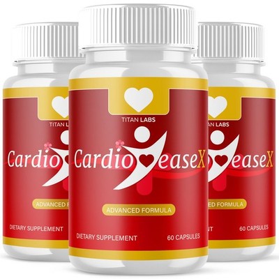 (3 Pack) CardioEase X Advanced Blood Health Support Cardio Ease X 180 Capsules