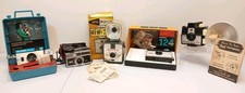 Lot of 5 Vintage Cameras Untested Keystone Hallmark Kodak With Boxes And Manuals